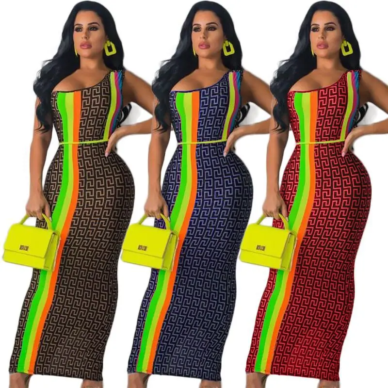 

2020 New Arrivals women dresses sexy plus size dress, Khaki, red, blue