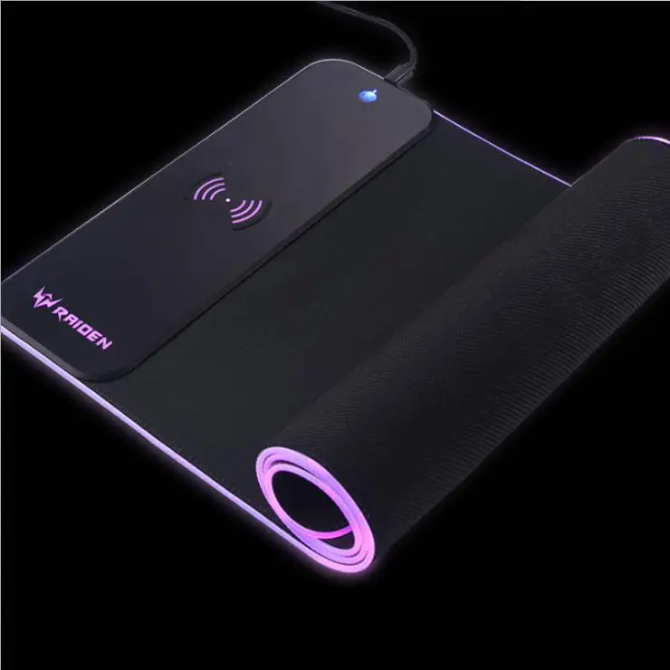 

cheap black Gaming RGB Desk Pad wireless Large Mouse Pad Computer Mouse Pad