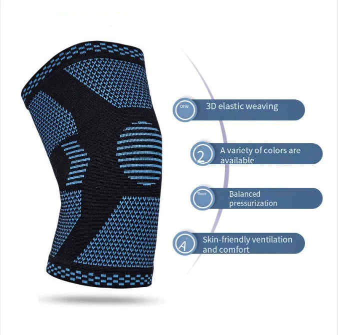 

Marvili Hot Sale Compression Knee Sleeve Rodillera Running Hiking Pads Breathable Elastic Knee Sleeves For Soccer Basketball