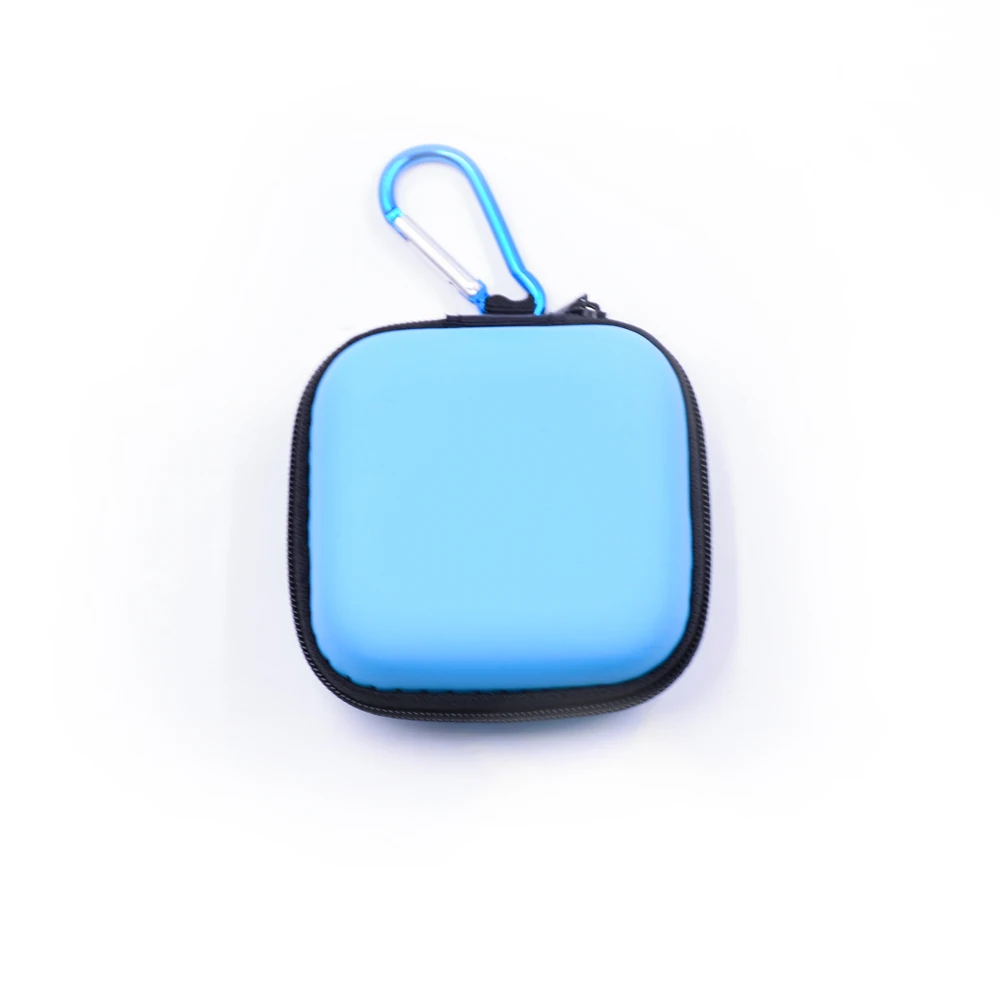 

Waterproof Custom EVA Fashion Design Small Mini Zipper Portable Storage Pouch Bag EVA Hard Shell Travel Earphone Case, Pink,blue,purple,