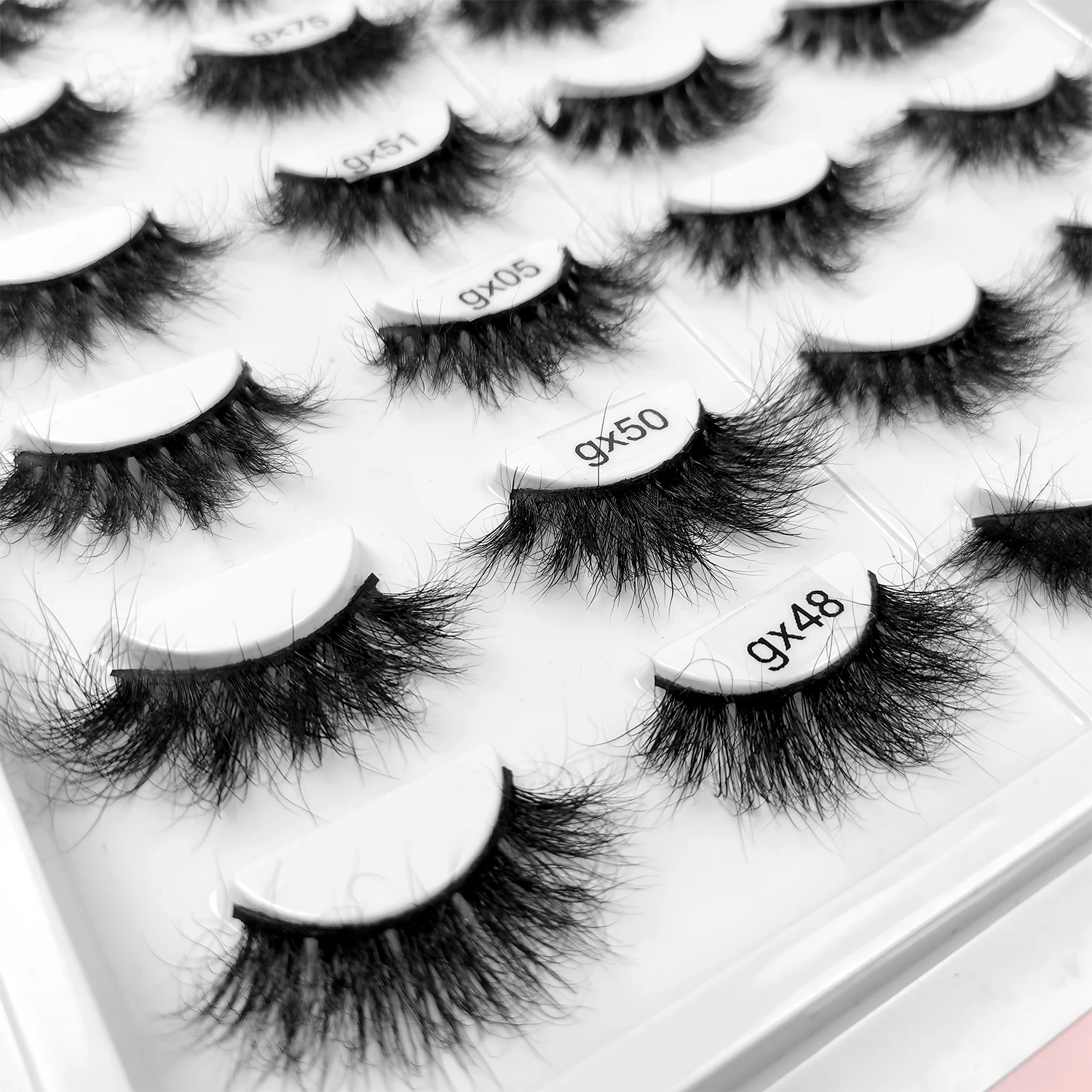 

Fluffy 20mm Mink Lashes Extra Dramatic Long Curl Eyelashes 100% Handmade Wispy 5d Curly Hand Made 100% Real Mink Fur 3 Pairs