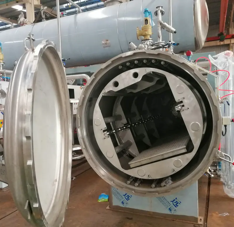 
DN1400mm rotary autoclave for can beans 