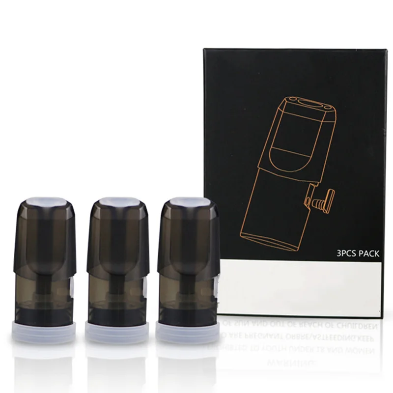 

empty refillable vape pen pod compatible relxs vapes pod, Black,customized