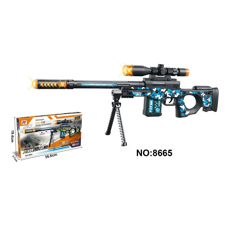 

New design Shooting sniper rifle toy gun plastic toys for boys 12 years old gun electric toy gun big outdoor games