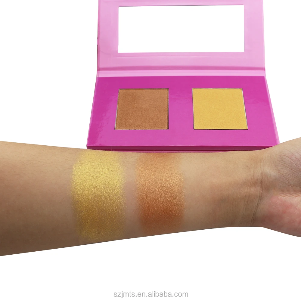 

New Highlighter Palette pressed highlighter 2 colors highlighter makeup private label