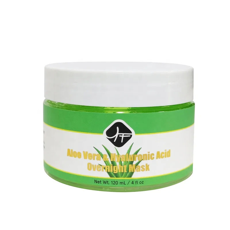 

Hot selling Natural Aloe Vera Face Mask Hyaluronic Acid Moisturizing For DRY Skin Repair Aloe Vera Facial Maskk 120g