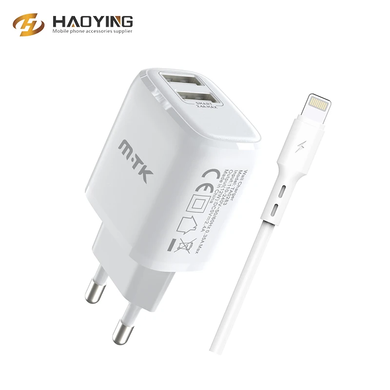 

Amazon top sale Dual USB Wall Charger With Micro USB Cable