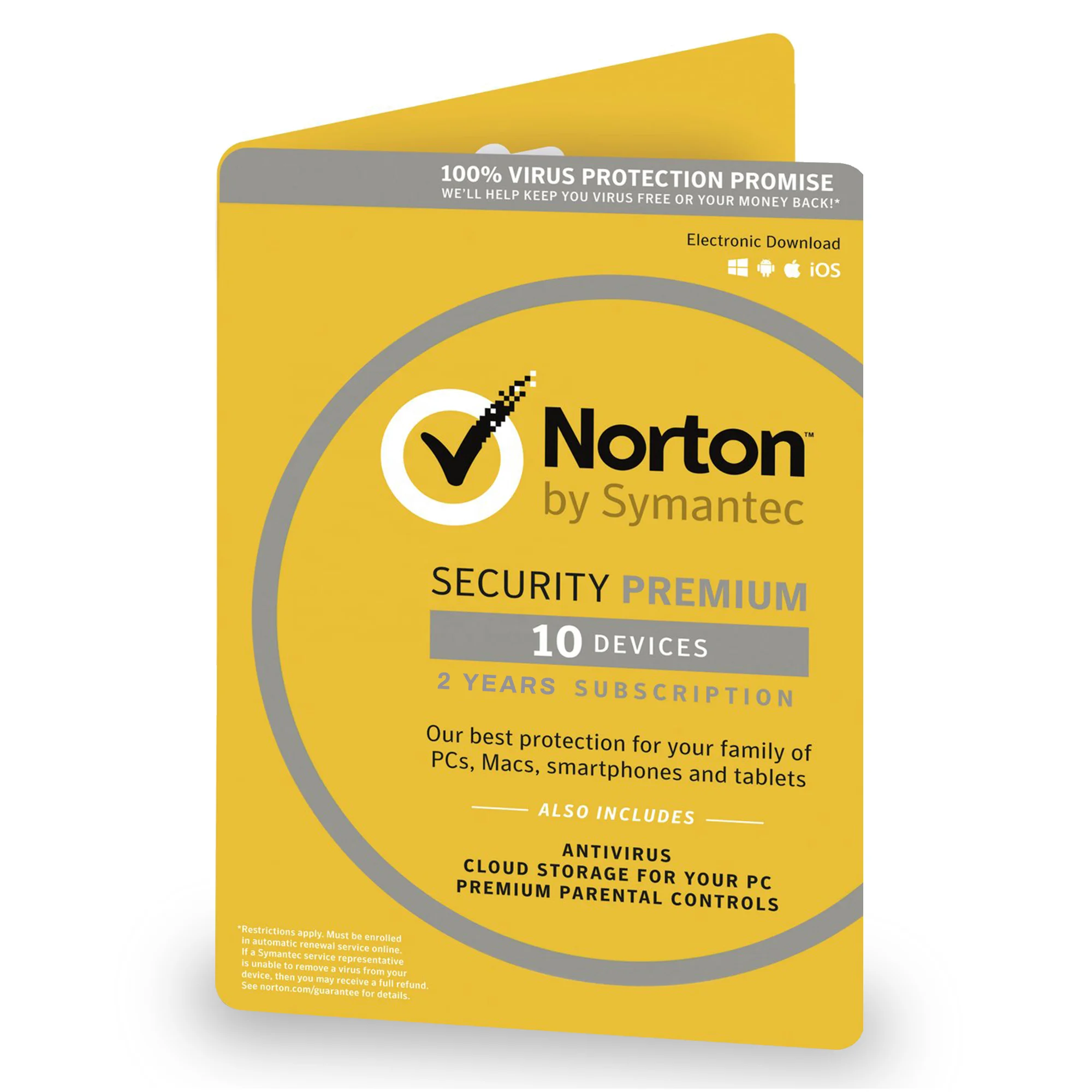 

24/7 Online Email Delivery Norton Security Premium (10 pc 2 year Bind Account+Key) Antivirus software