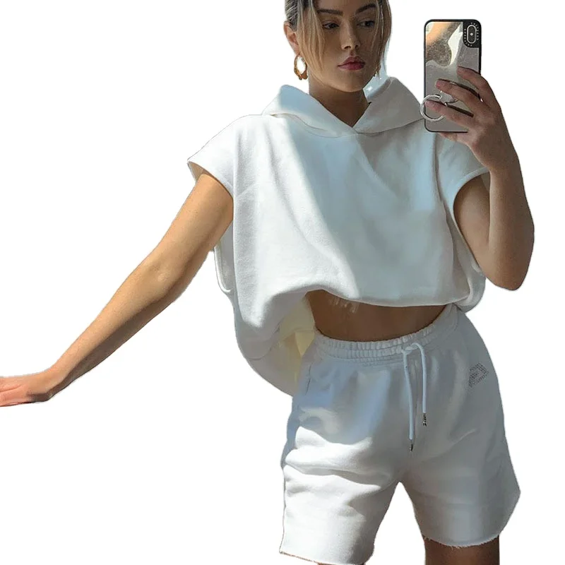

Cool girl hoodies top for women cusaul sleeveless sportswear high quality hoodies with hat women pullover top sweatshirts, Solid