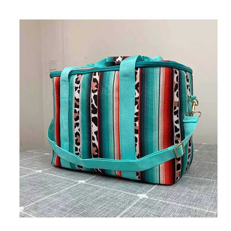 

Hot Sale Beer Seltzer Durable Insulated Waterproof Green Serape Packing Bag Adjustable Shoulder Strap Large Capacity Cooler Bags, Brown checkered white checkered grey, blue,etc.