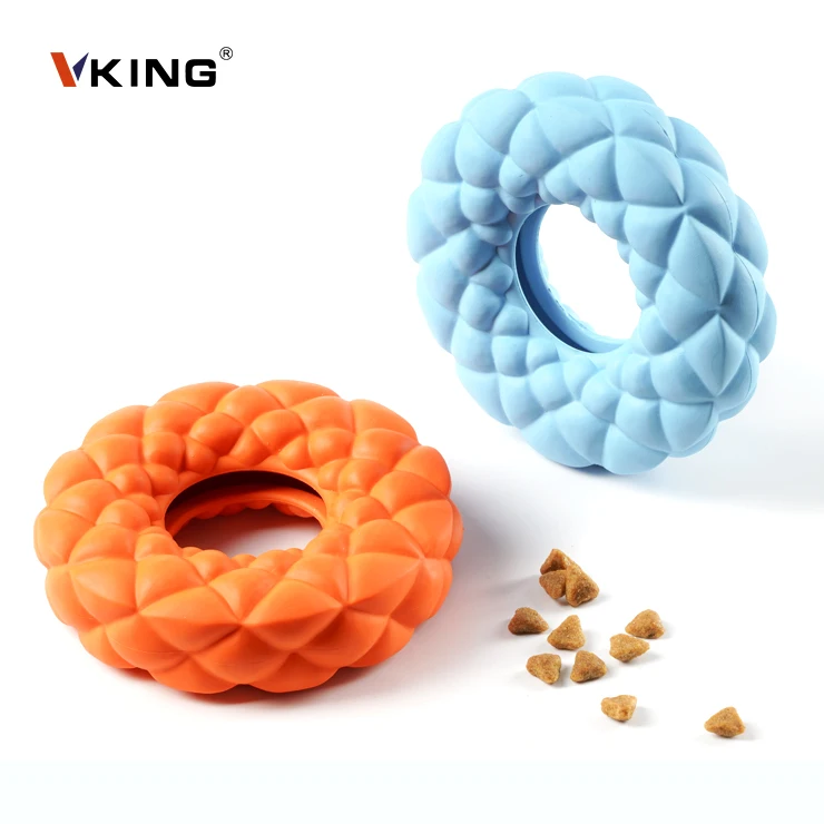

rubber feeder ring dog toys chew pet accessories interactive puzzle game pet toy rubber dog toy
