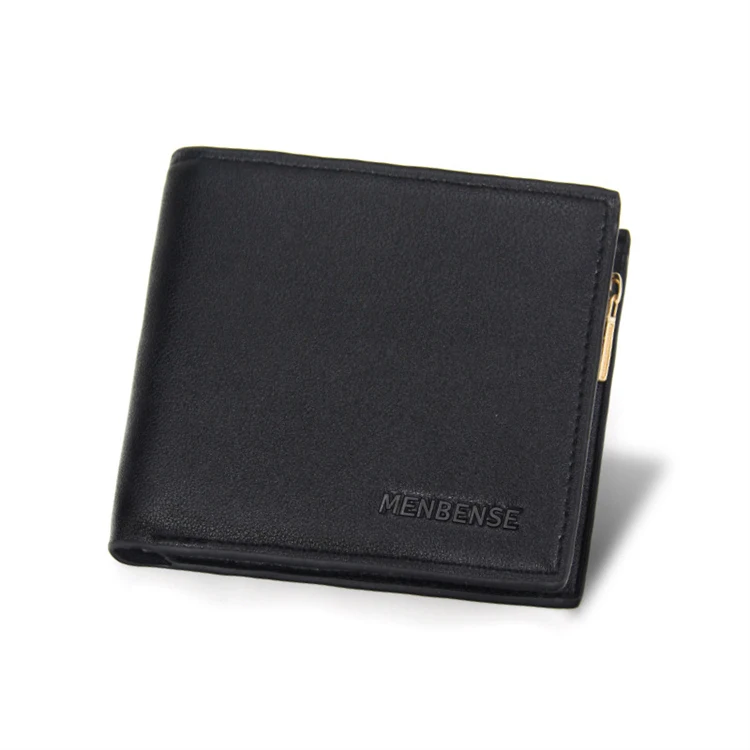

Hot Sales Bifold Zip Hand Purse Classic Slim Leather Man Wallet, Multi-colors