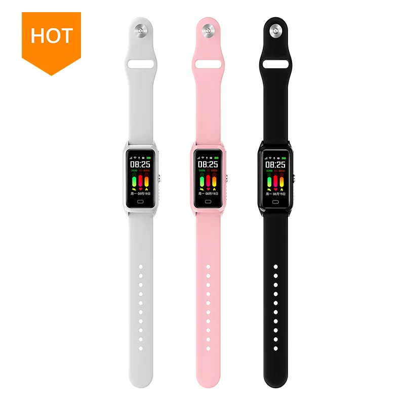 

Hot Sale Call Antil-lost Support WIFI blood pressure GPS SOS IP66 waterproof DS66 Sports bracelet Kids Smart mobile phone watch, Black pink white