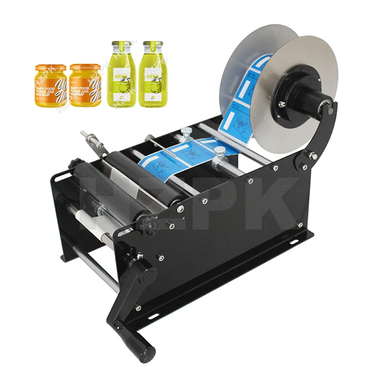 

HZPK Small Diameter Economic Simple Mt 30 Manual Round Label Labeling Machine For Dropper Bottles