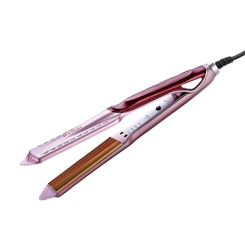 

Kemei KM-471/473 Factory Wholesale professional hair straightener multifonction hair straightener, Purple