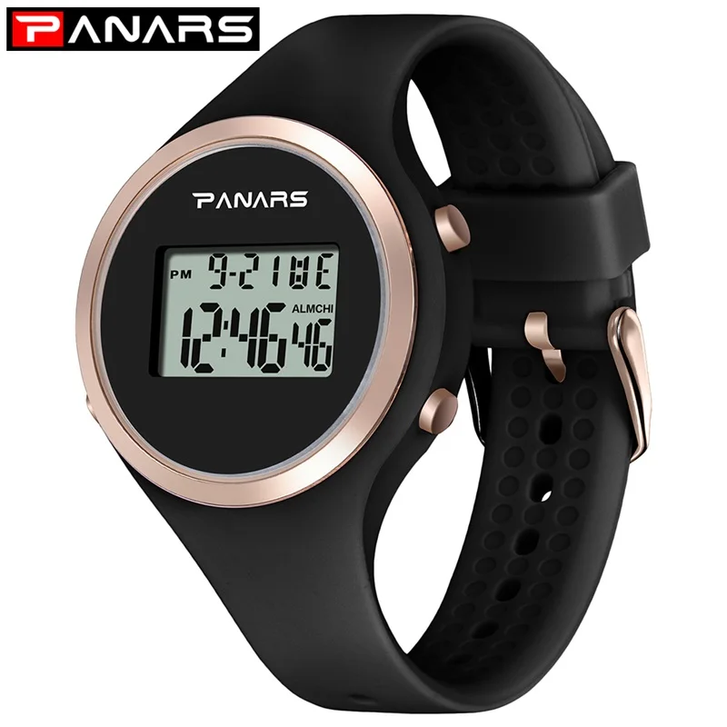 Relojes de Mujer 2018 Elegant Silicone Women Girl Watch Digital Wristwatch