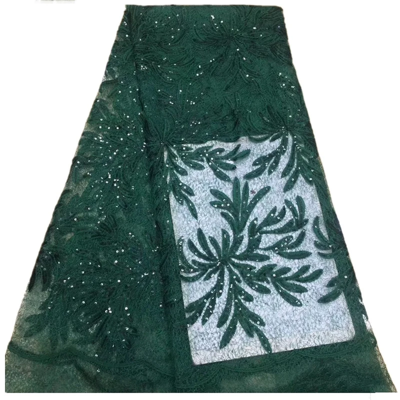 

Beautifical green aso ebi net lace nigerian fabric hotsale fabric lace embroidery lace fabric african french ML1N1691, Can be customized