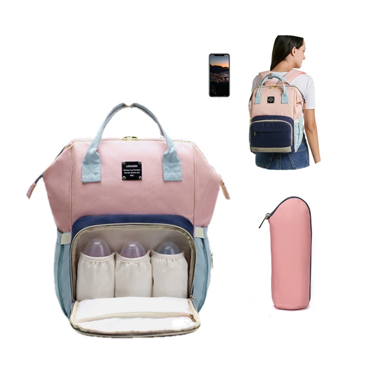

lightweight new diaper bag 2021 For Moms Insulated Backpack with waterproof, Customized