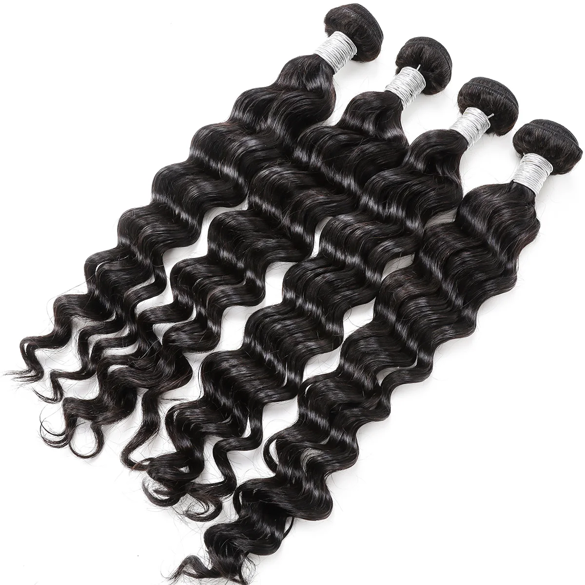 

10A Virgin Peruvian Hair Bundles Wavy Top Quality Human Hair Extension