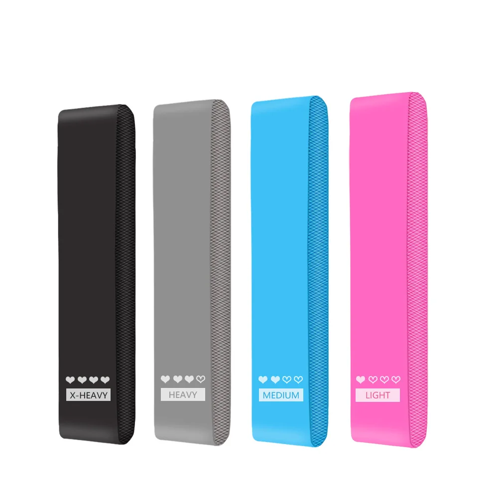 

4 PCS High Quality Yoga Latex Exercise Band Resistance Home Fitness Bands For sale, 1 colors