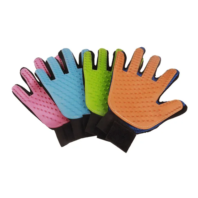 

Pet Grooming Glove Wholesale Five Finger Cleaning Silicone Pet Brush