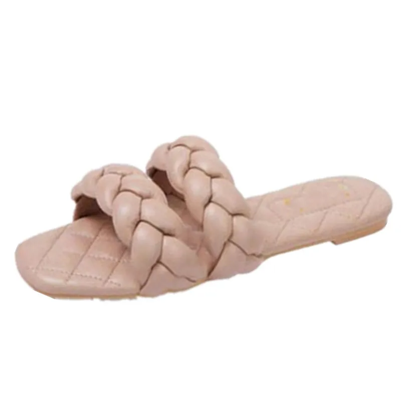

Dropshipping Platform Wedges Slippers Soft Sole Anti-Slip Home Floor Slides Ladies Hollow Summer Shoes Women's Sandal