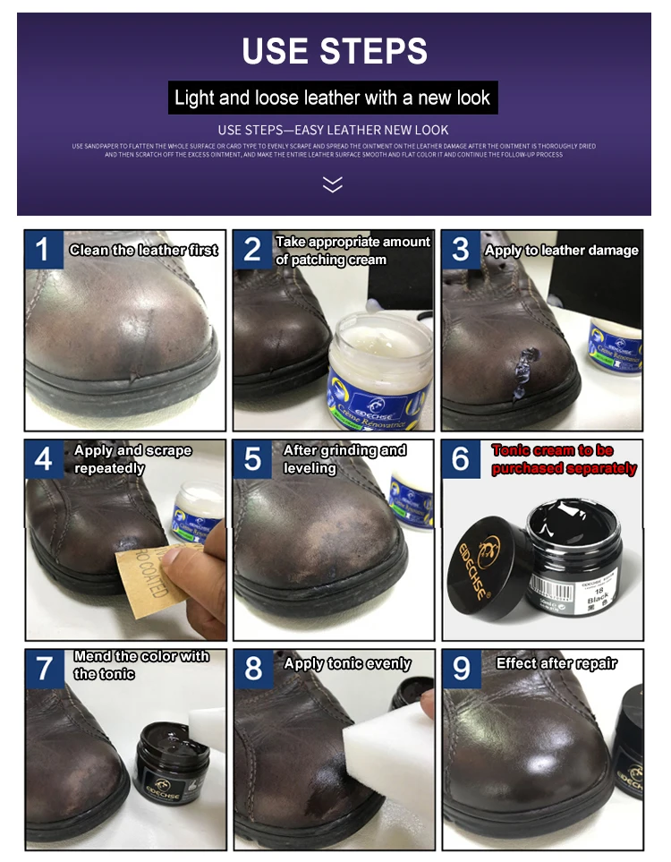 leather shoe repair cream