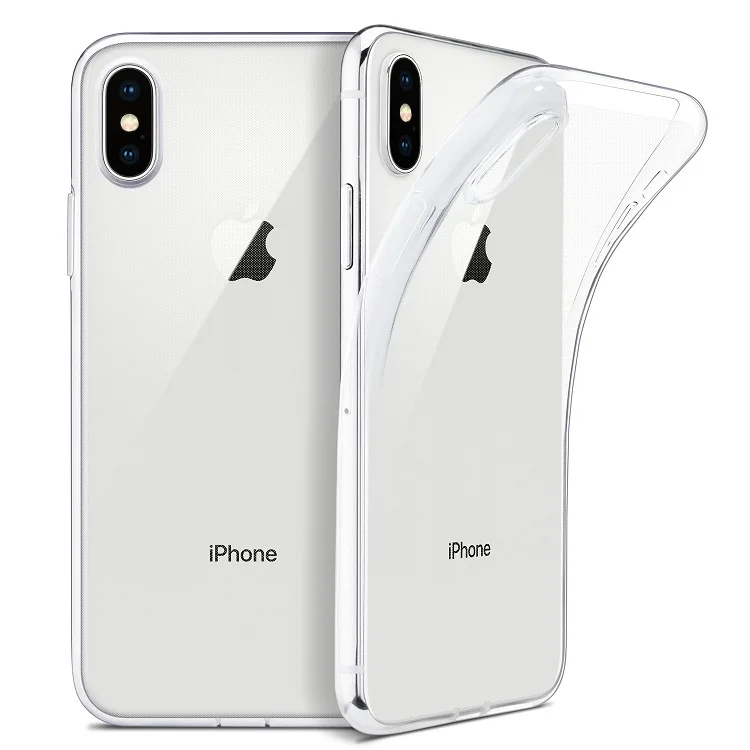 

Wholesale Phone case and accessories Ultra thin Slim Clear Soft TPU Cover for iPhone X XS max XR case Support Wireless Charging