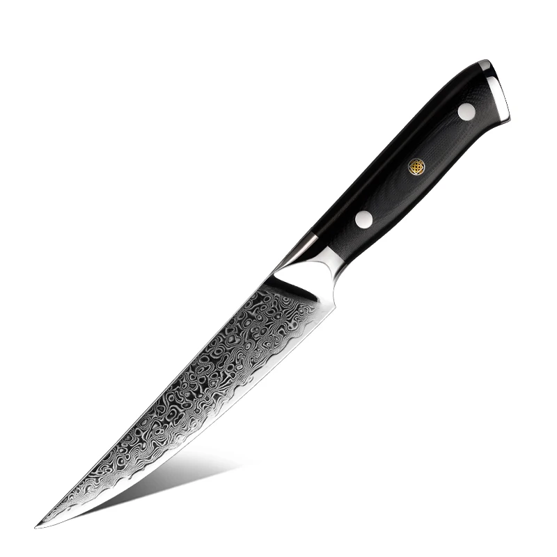 

New Arrivals 4.5 inch 67 Layers Damascus Steel Restaurant Dinner table Steak Knife with G10 handle