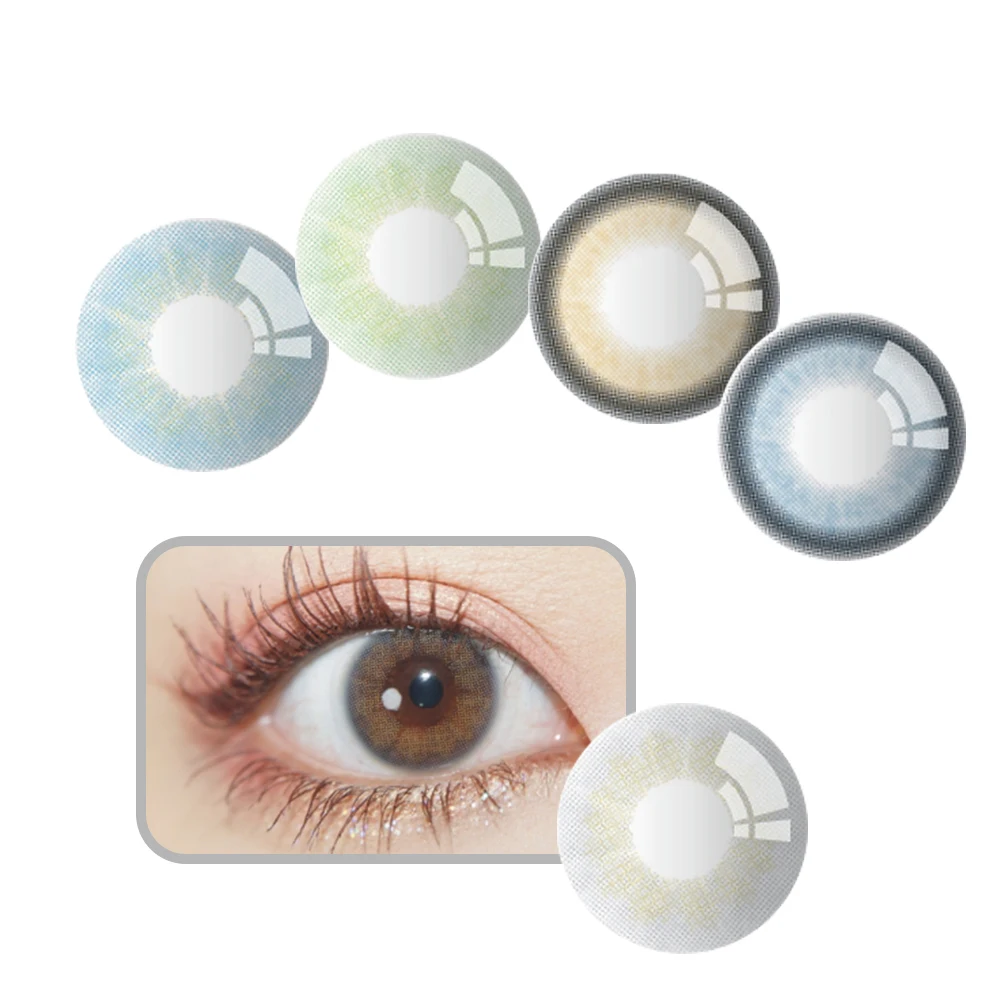 

2020 eyes contact lenses wholesale daily disposable contact lenses with power, Gray