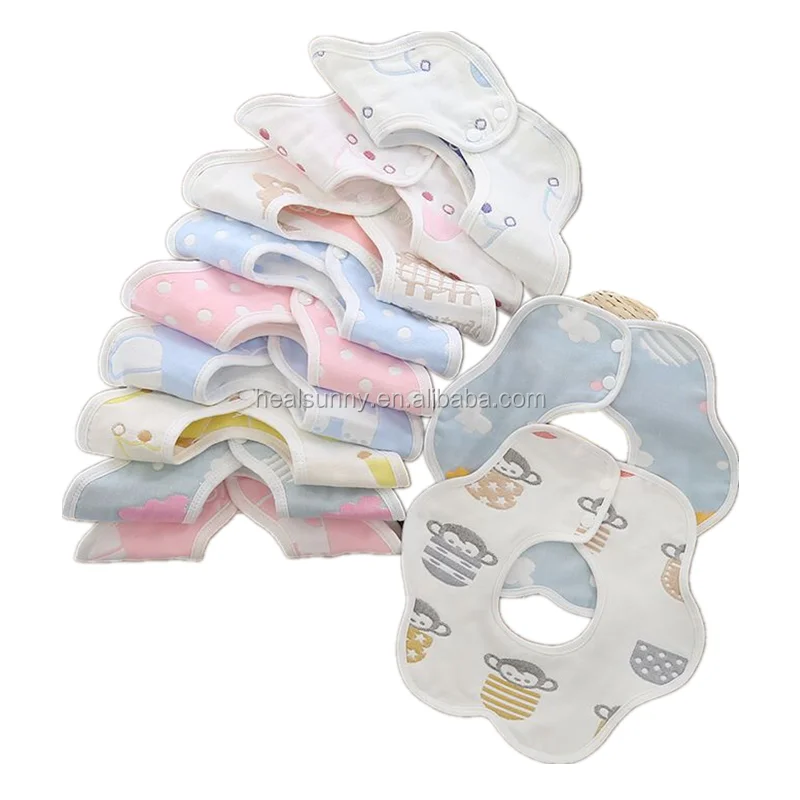 

Cute baby slobber towel Multifunctional cartoon pattern baby saliva towel baby like triangle towel