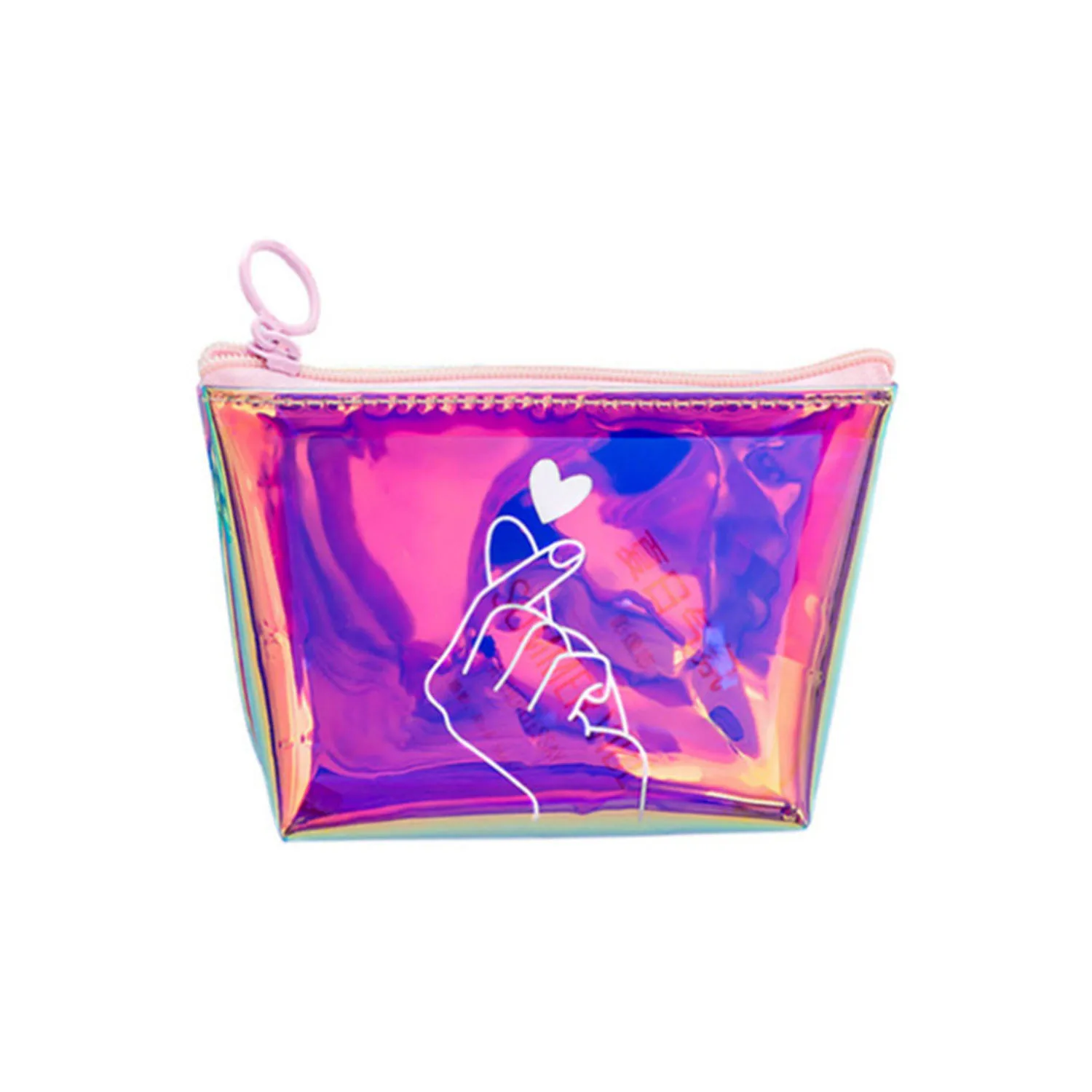 
Wholesale Laser PVC Wallet Zipper Bag for Girl 