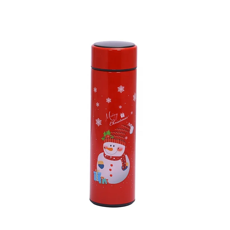 

Mikenda New Product Christmas Smart Drinking Water Bottle Hot Sell Stainless Steel Christmas Water Bottles, Customized color