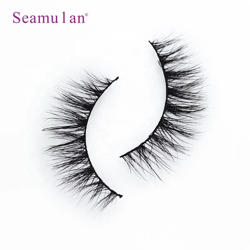 

lashes 3d wholesale vendor 100% 3d mink 15mm wispy false fake eyelashes vendor with lashbox