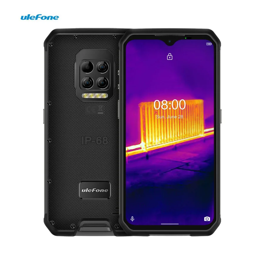 

Ulefone Armor 9 Rugged Phone Thermal Imaging Camera 8GB 128GB Triple Back Cameras Celular