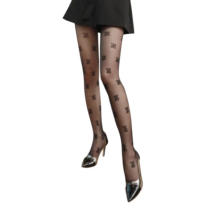 

Custom Logo Girls Stocking Women Pantyhose Tights Epicture Ins Printed Pantyhose
