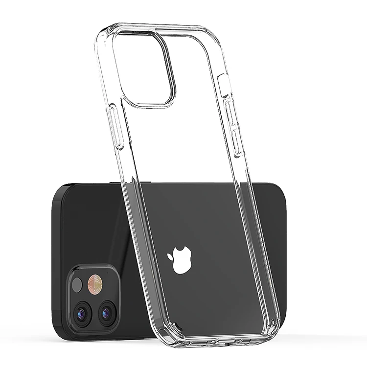 

Transparent Back Cover Clear Mobile Phone Bags Anti Shock TPU Phone Case For Apple iPhone 13 12 11 Pro Max X XS XR 6 7 8 Case