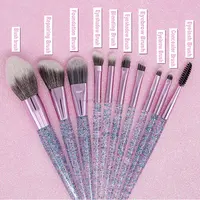 

10pcs private label brushes makeup brush set de maquiagem Quicksand Style