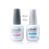 

Factory price Longlasting UV Gel No-Cleanse Top Coat base coat For Nail