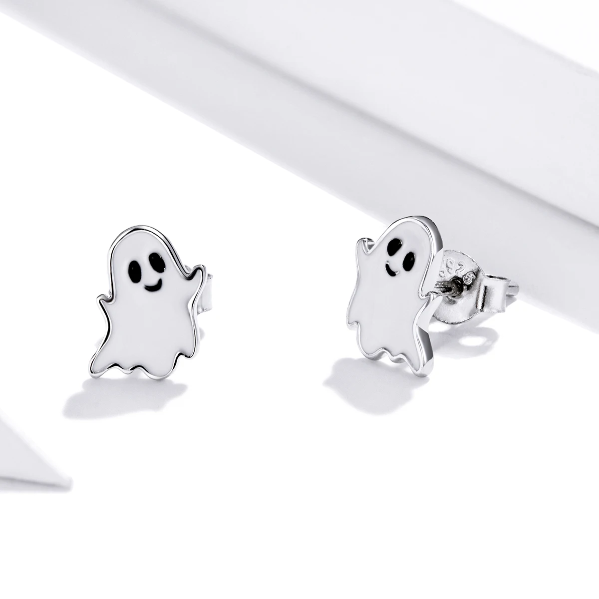 

Latest Design Women Jewelry 925 Sterling Silver Little Ghost Girl Modern Earrings