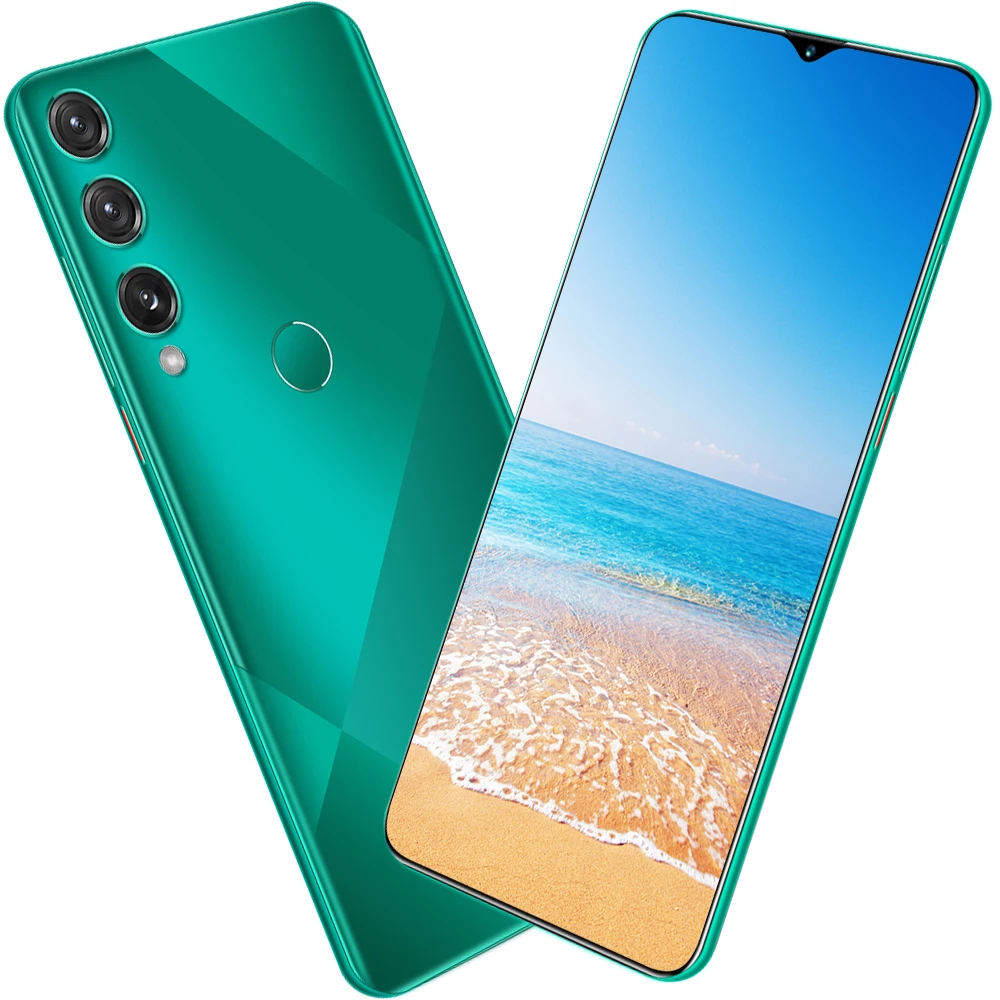 

New M9 PLUS 5800mAh luxury lcds buy online smart android cell Android mobile phone 4G 5G, Black green blue