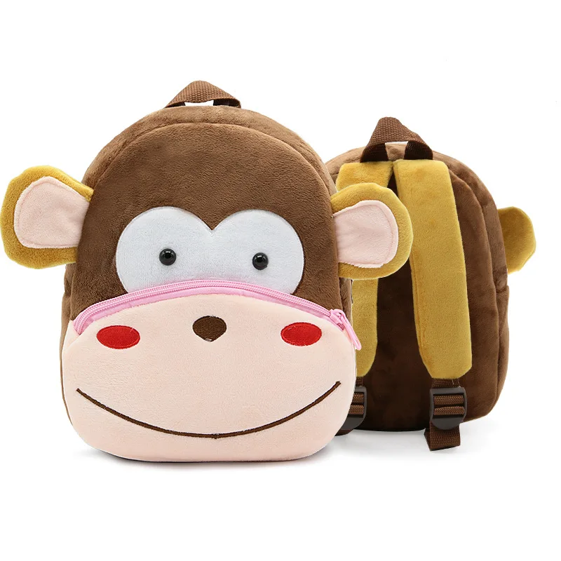 

Cute Toddler Backpack Toddler Bag Plush Animal Cartoon Mini Travel Bag for Baby Girl Boy 2-6 Years, Customized color