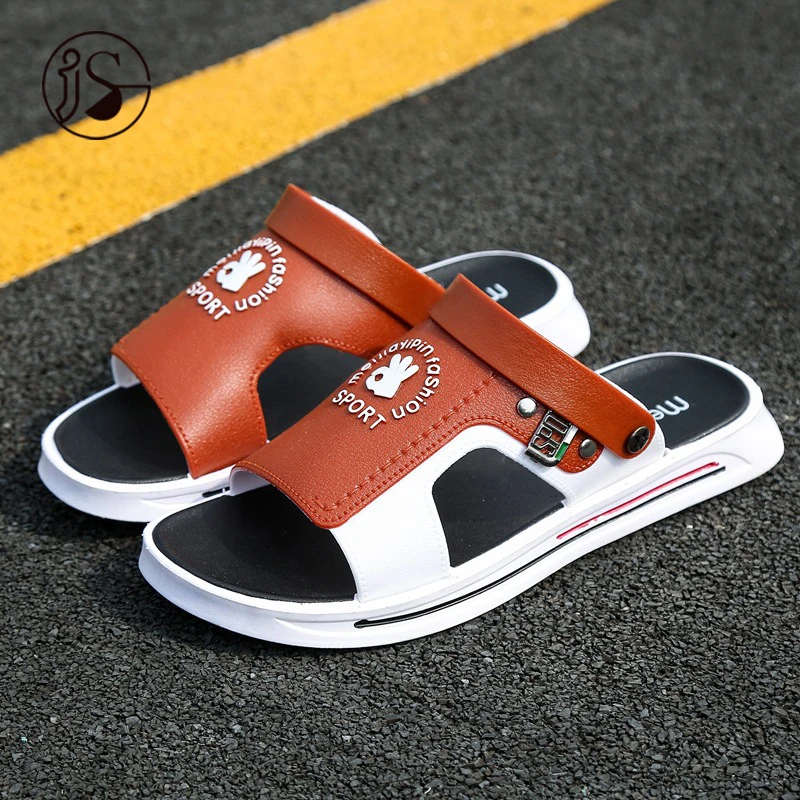 

2021 New Fashion Men's Sandals Summer Beach men's slippers waterproof boy's slippers