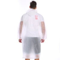 

customized printed transparent clear eva raincoat for adults