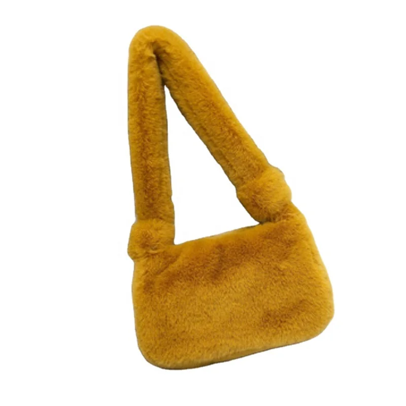 

wholesale price eco-friendly faux fur bag, 15 colors