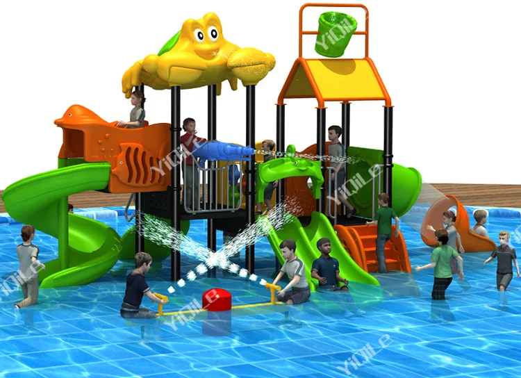 夏季水上主题公园儿童水上滑梯游乐场水上公园