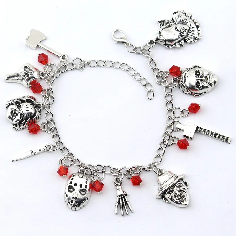 

Halloween Horror Movie bangleJason Mask Bracelet On Black Friday For Women And Men, Other