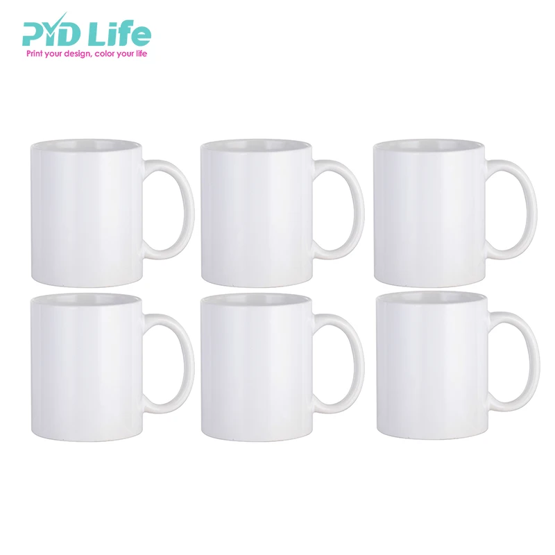 

PYD Life High Quality AAA 11oz White Sublimation Blanks Mugs Custom Ceramic Mug Coffee Mug for Sublimation