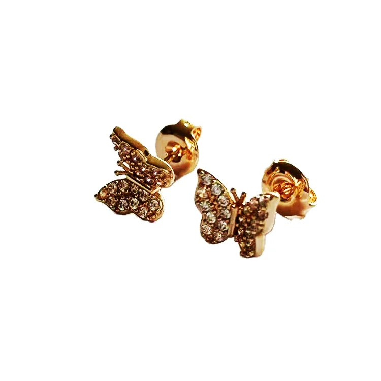 

Manufacturers selling custom gold-plated butterfly earrings jewelry set