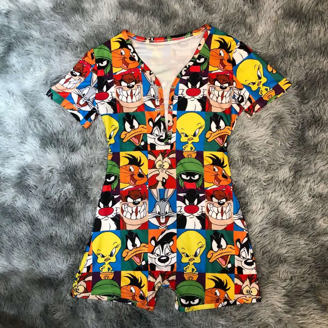 

women custom print silk pajamas adult romper pajamas onesie
